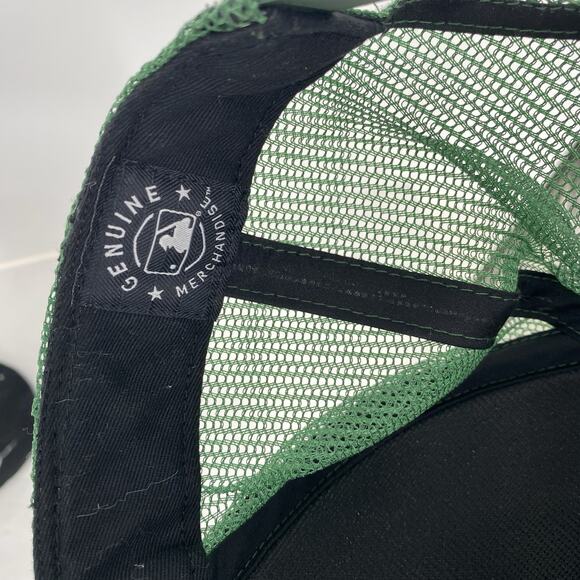 '47 Brand New York Yankees Green Trucker Hat Mesh Back Snap Back - Picture 7 of 8